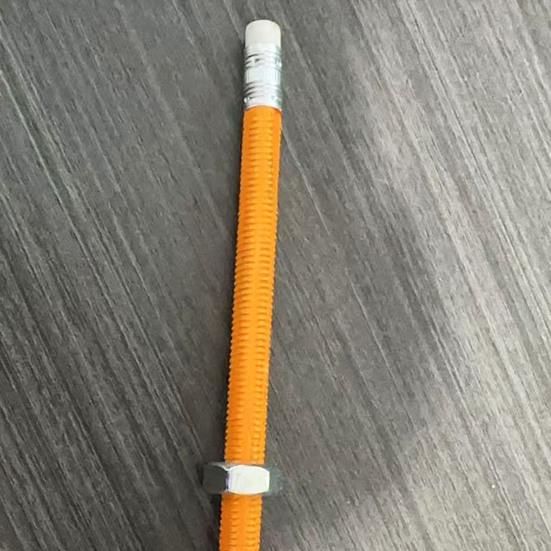 Wooden Threaded Focus Pencil Fidget Screw Nut Writing Tool for Kids Adults Stress Relief Anxiety Toy for School Office Travel