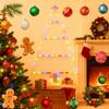 1PC Warm/colorful Battery Box Powered Christmas Atmosphere Staircase Decorative Lights for Bedroom Room Christmas Dinner Party