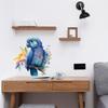 Hand Painted Parrot Wall Sticker For Home Decoration Waterproof Sticker Toilet Living Room Cabinet Refrigerator Home Decals M413