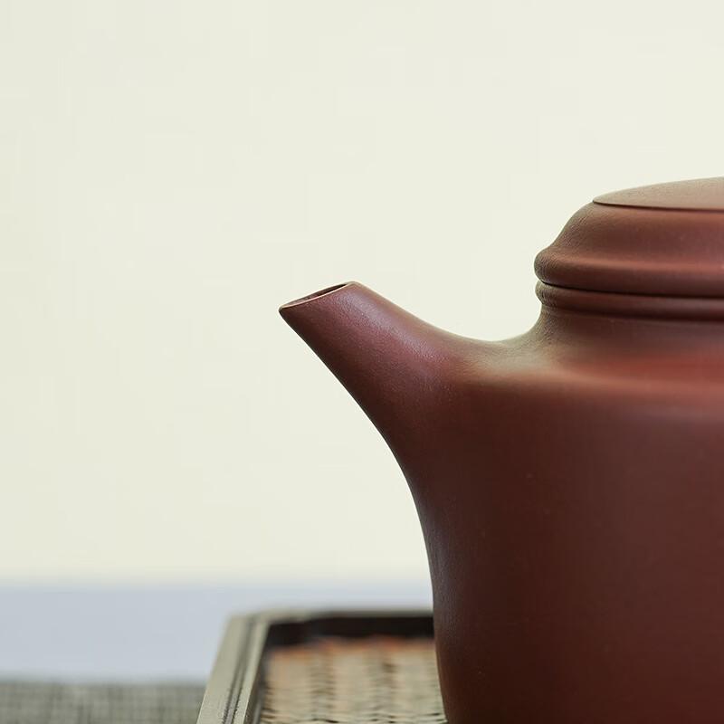 Yixing Zisha Teapot, Handmade Tea Pot [Original Ore Purple Clay], Brewing Tea Set, Dezhong Pot 238ml Gift Box Set