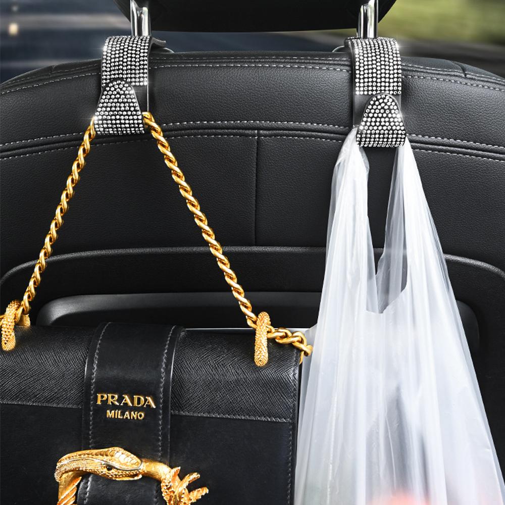 Multifunction Car Seat Back Hook Headrest Storage Holder Hanging Bag Organizer Auto Interior Car Accessories
