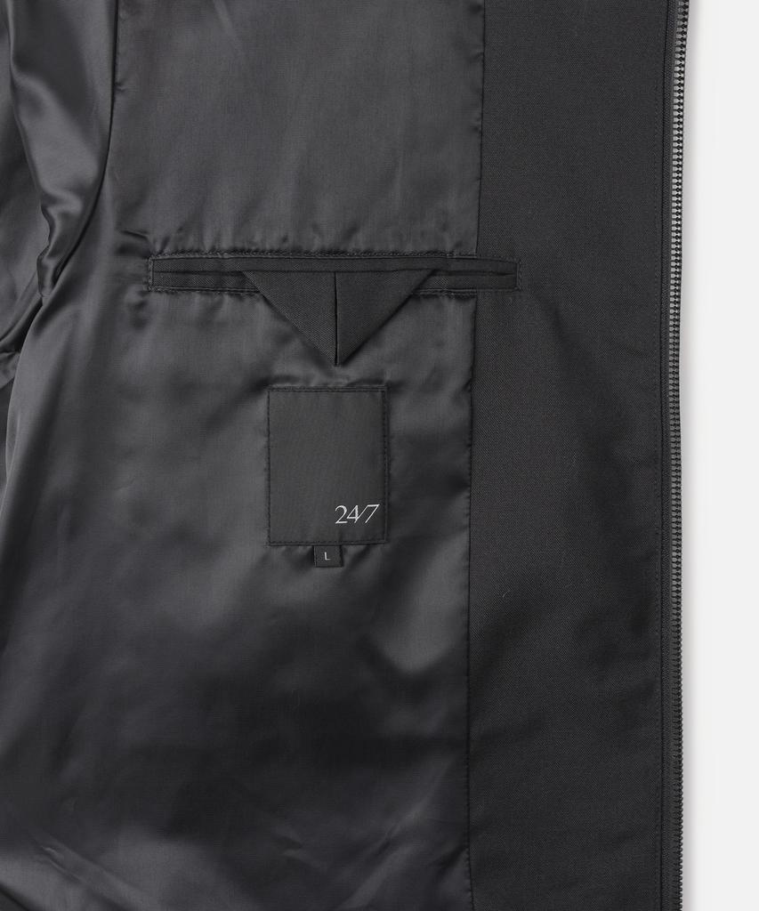 247Series Swing-Top Wool Tailored Blouson Charcoal