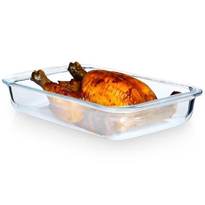Glass Ovenproof Baking Dish, Baking Form, Roasting Pan, 1L