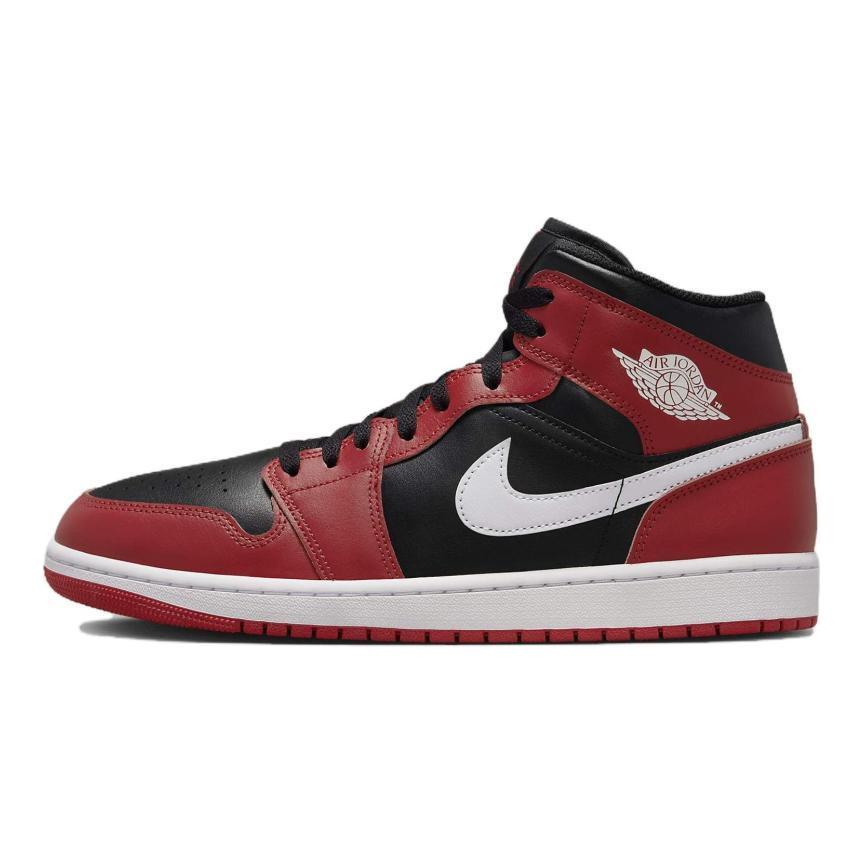 Jordan 1 Orta Salon Kırmızı Siyah Beyaz 2024 Jordan DQ8426-061