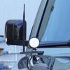 For Landdd Rover Defender 90 110 2020-2025 Trim Accessories LED Spotlight Bracket Car Hood Searchlight Carbon Steel Black