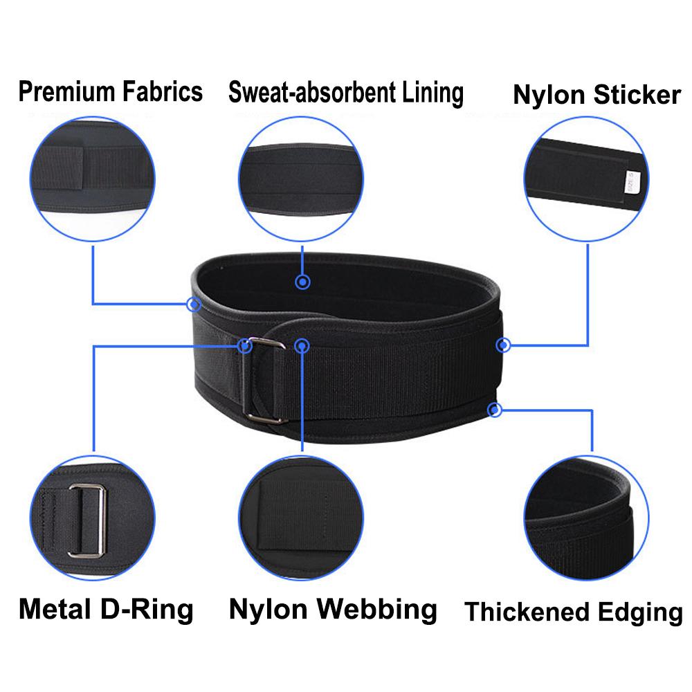 1 szt. Pas do podnoszenia ciężarów dla mężczyzn i kobiet Pasy do ćwiczeń do podnoszenia ciężarów, trójboju siłowego, podparcia odcinka lędźwiowego
