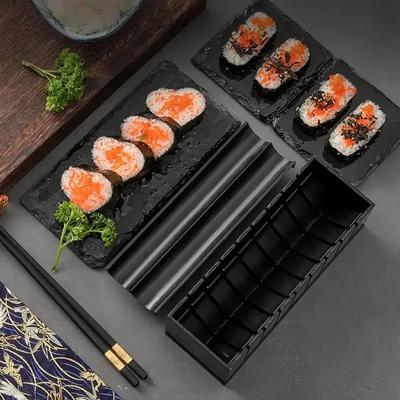 Suşi Yapım Seti Japon Pirinç Topu Kek Rulo Kalıbı Kendin Yap Evde Suşi Yapma Aracı Çok Fonksiyonlu Plastik Mutfak Suşi Yapma Aracı