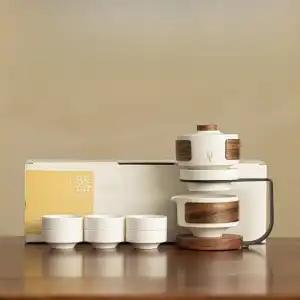 

BEPAN Ceramic automatic tea set, home tea making, office high-end and atmospheric complete set of tea set