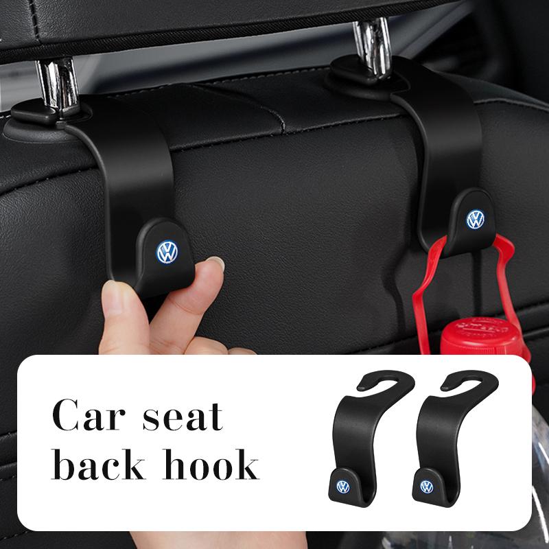 Car Seat Headrest Hook For Volkswagen VW Scirocco Jetta Beetle Golf 4 5 6 mk8 Passat Polo B5 Tiguan Backrest Hanger Storage Hook zj3