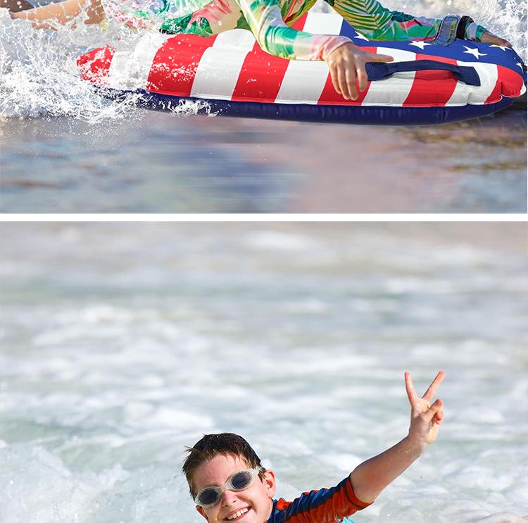 Eco-Friendly PVC Children's Surfboard with Handle: Portable and Thickened for Cross-Border Outdoor Water Play