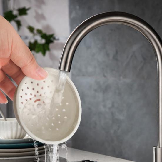 7,5CM Silikon Burkavlopp Matkvalitet Multifunktionell Snabbdränerande Mini Burkfilterlock Konserverad Mat Sil Köksredskap