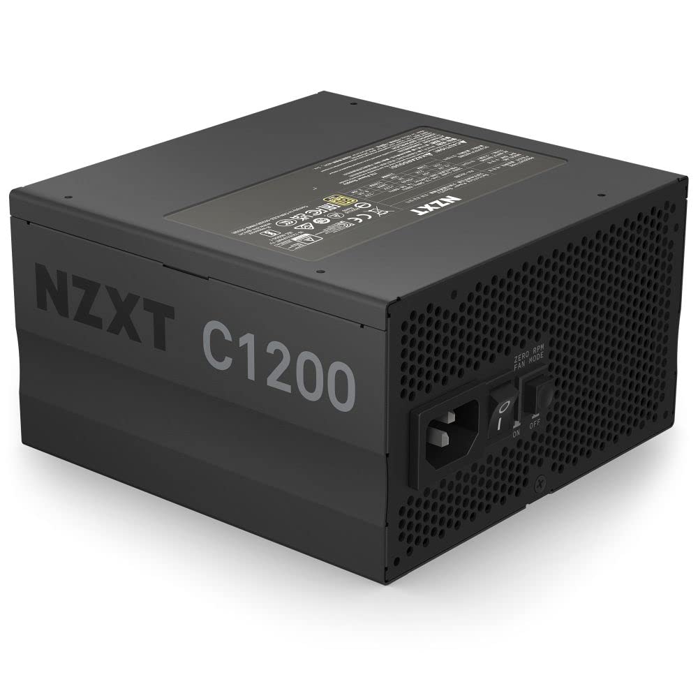 NZXT C1200 Gold PC Power Supply Unit 1200W 80PLUS Gold 3180 Power Supply ATX3.0 PA-2G1BB-JP Plug-in