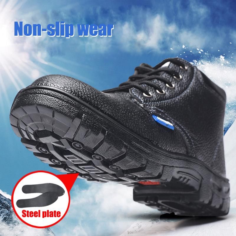 Fashion Ankle Boots Black PU Leather Men Shoes Autumn Winter Comfortable High-top Casual Shoes 2024 Fashion Leahter Platform Boots Man