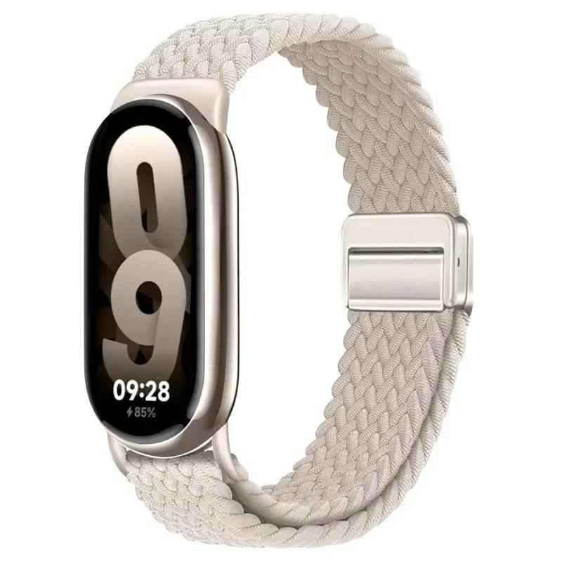 Nylon Solo Loop Strap for Xiaomi Mi Band 9/10 Smartwatch Replaceable Breathable Bracelet for Xiaomi Band 8/9 Sports Belt Correa