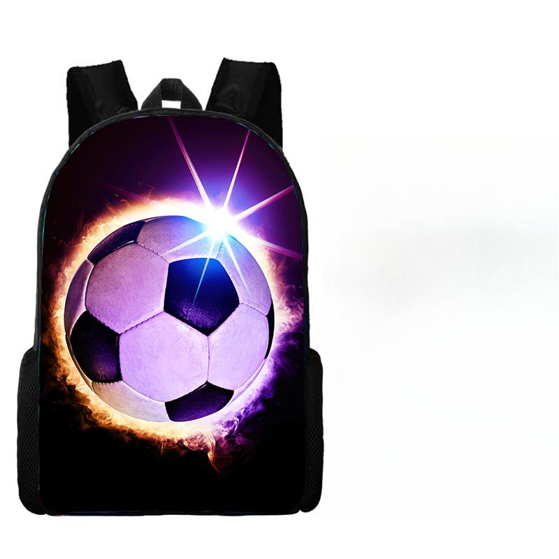 İlk ve Ortaokul Çocukları Erkek ve Kız Çocuklar için Futbol Okul Çantası Çift Omuz ve Sırt