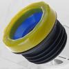 Toilet Bowl Gasket Flange Rings Toilet Spill Sealing Rings Floor Outlet Drain Pipe Flange Rings Easy Installation