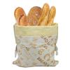 Reusable Beeswax Bread Bags for Freezer Refrigerator Natural Beeswax-Lined Cotton Storage Bag Freshness Keeper for Homemade Sourdough Bread