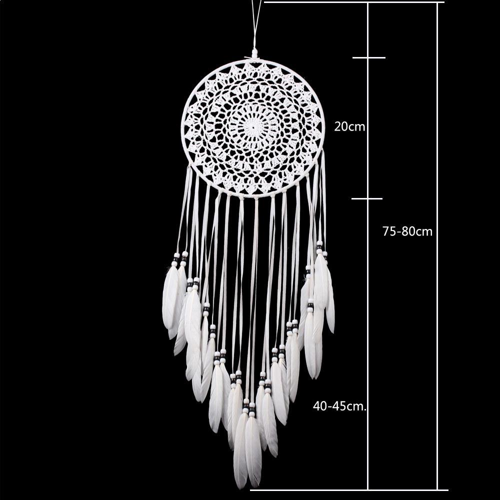 Nordic Pure White Knife Dream Catcher Wall Hanging Decor Ornament