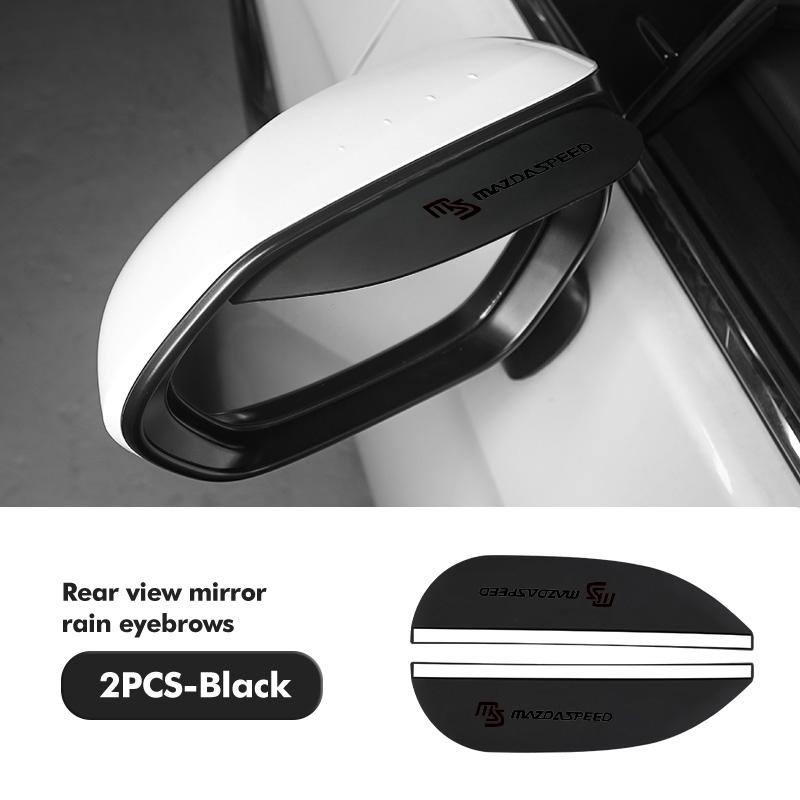 Car Rear View Mirror Rain Eyebrow Cover Sun Shade Protector For Mazda 3 Alexa CX4 CX5 CX8 2 3 6 DJ BL BM GJ CX-5 CX5 CX-3 h9