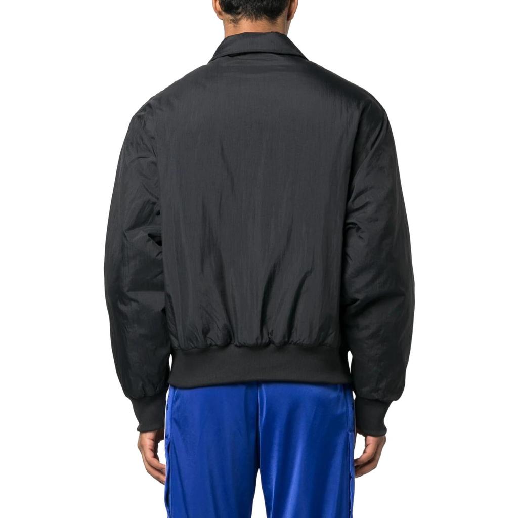 Adidas Puffer Jackets Men's Black Lapel Moderate Puffer Jacket HR8675