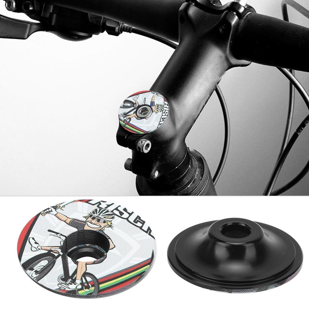 ZTTO Aluminium Alloy Bicycle Headset Covers Front Fork Upper Cover Flattop for Mountain Road BikeB
