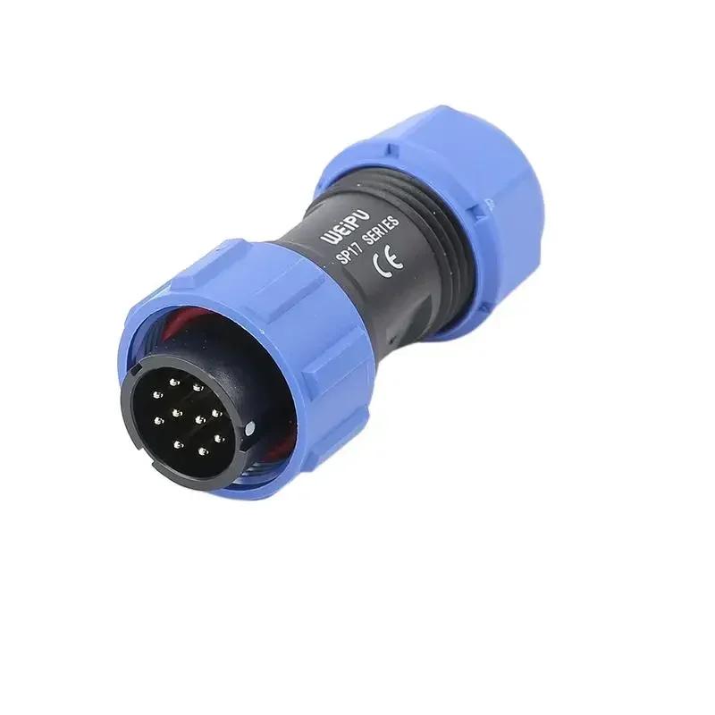 WEIPU SP17 SP1710 SP1712 IP68 Waterproof Aviation Connector Male Plug Female Socket Adapter 2 3 4 5 7 9 10 Pin For Medical LED