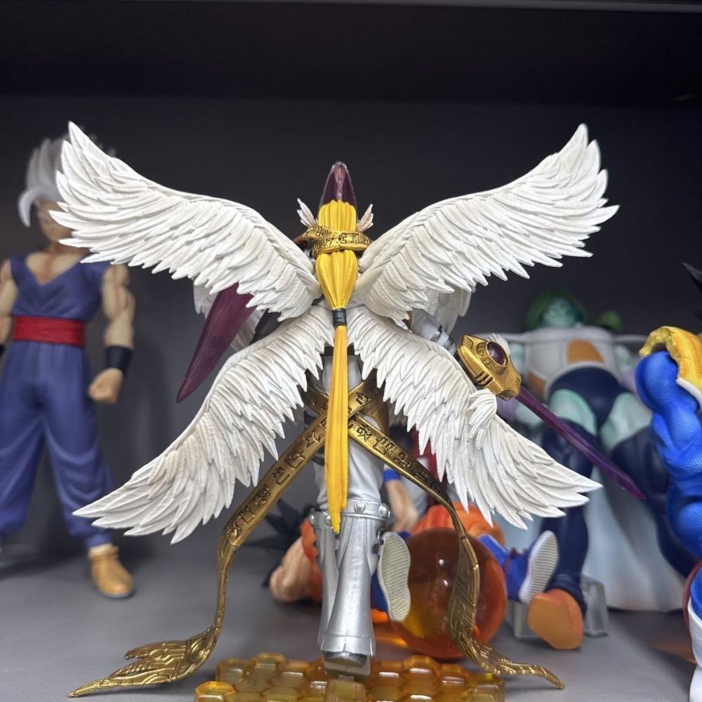 22cm/8.6in Anime Digimon Adventure Figure Entirely body Holy Angemon Action Figures Pvc Statue Collection Model Toys Gifts