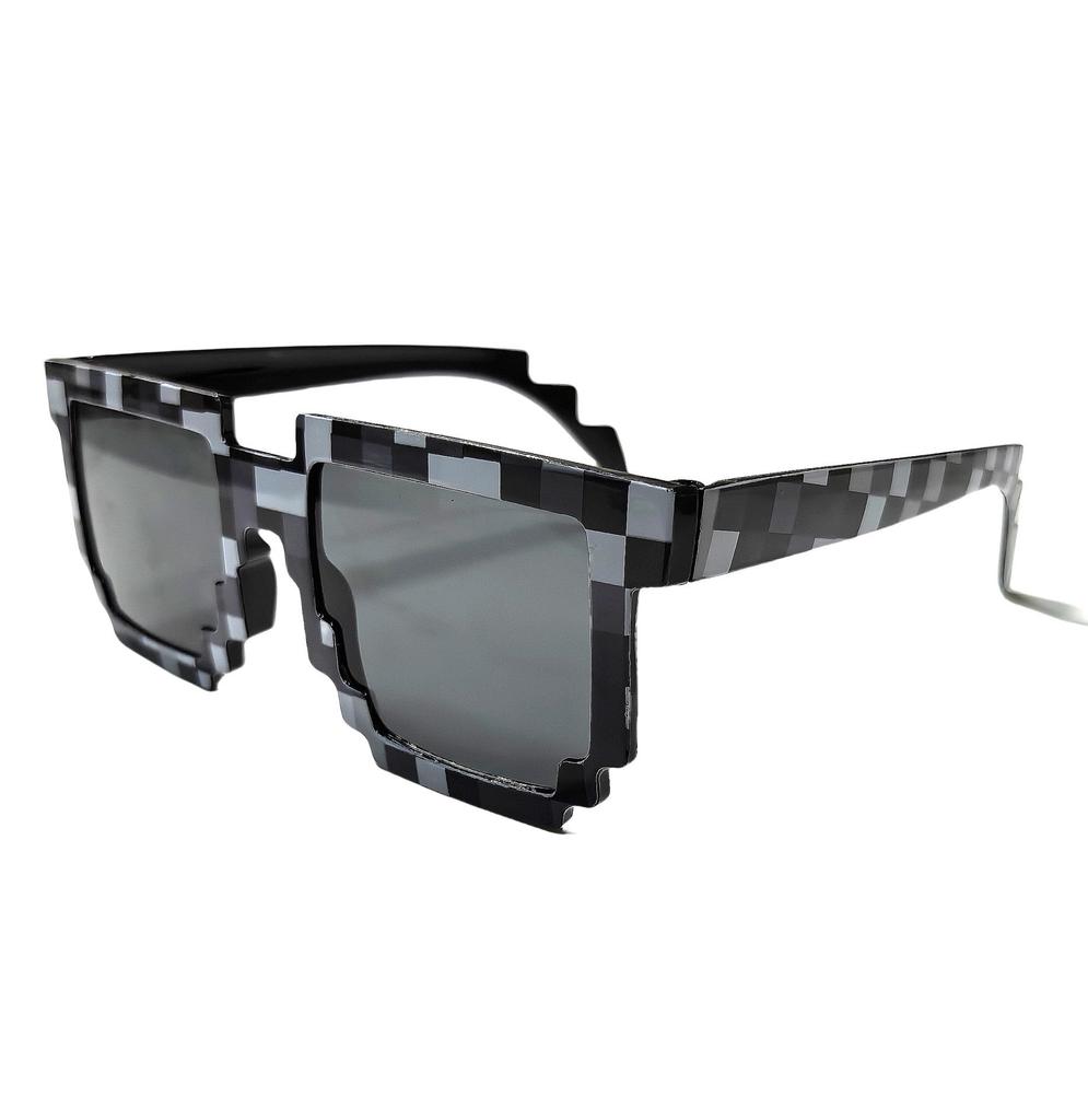 Gafas de Sol Retro Mosaico a Cuadros para Adulto - Gafas de Declaración de Moda Trendy