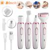 4 In 1 Portable Electric Haircut Trimmer Epilator Woman Facial Intimate Area for Body Hair Removal Gifts For Women
