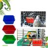 Chicken Cage Cups Hanging Feeding Cups Bird Food Bowls Bunny Cage Feeding Bowl for Pet Parrot Poultry Pigeon Wire Cage