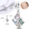 Authentic Charm Bead Charms Copper Colorful Infinite LOVE Bead Charms Compatible With Charm Bead Charms Plata Bracelets for Women Jewellery Making Fin