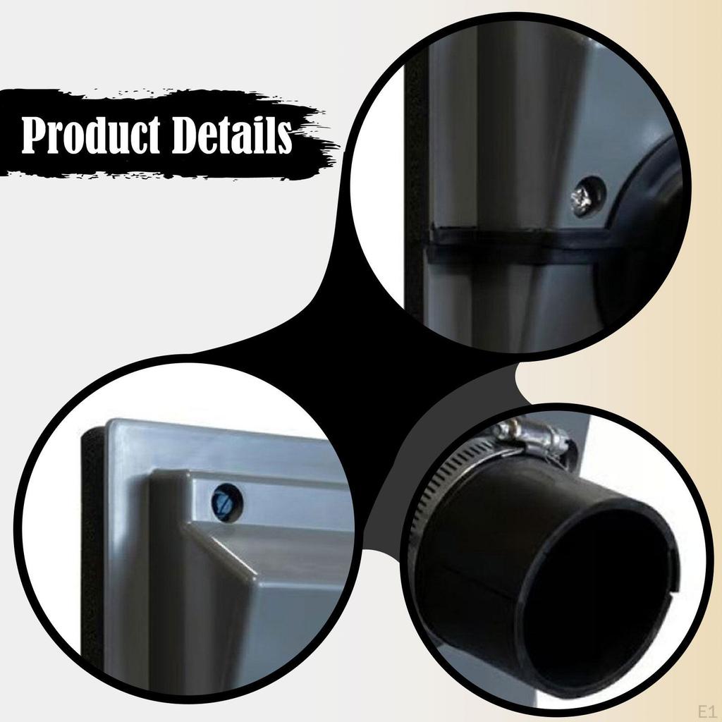 Wall Penetrate Cover Set Covers Multipurpose Dustproof Sleeve for Water Tube Commercial