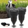 1/2 Peças Esconderijo de Chaves de Jardim Regador Realista Subterrâneo Cofre de Chaves Plástico Durável Necessário para Jardim Externo Armazenamento Secreto