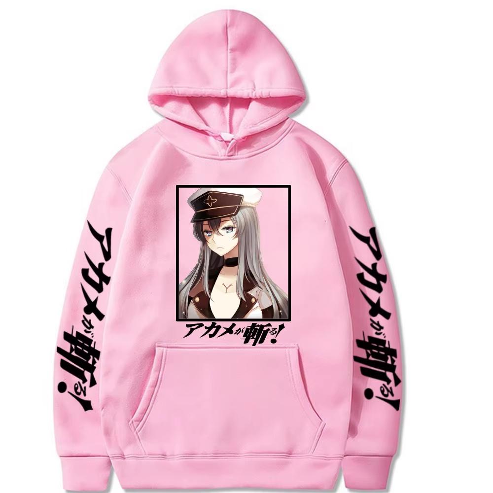 Akame Ga Kill Hoodie Unisex Women Graphic Printed Long Sleeve Oversized Sweatshirt Retro 2026 Summer Casual Hot Sale