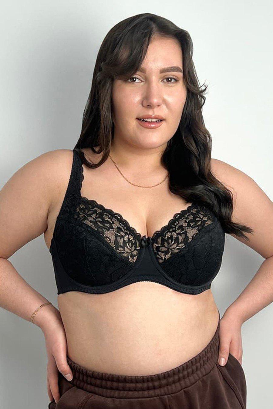 

Бюстгальтер із ущільненою чашкою Nana (96068) 100D прозорий колір чорний