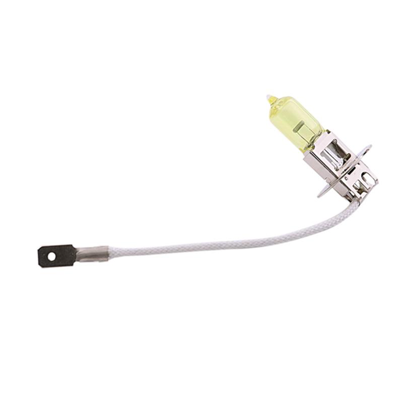 A03Z-Car Halogen Bulbs Vehicle Fog Light DC 12V H3 100W Yellow Bulbs