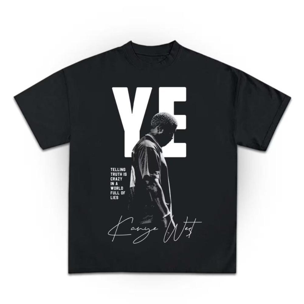 

Kanye West Retro Shirt Vintage Bootleg Graphic Style T-shirt Kanye West Shirt Kanye West Rapper Unisex Heavy Fashion S