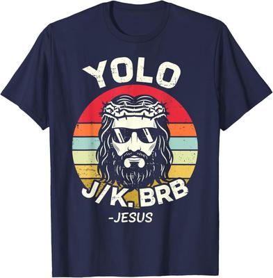 YOLO JK BRB Jesus Osterbotschaft Unisex T-Shirt