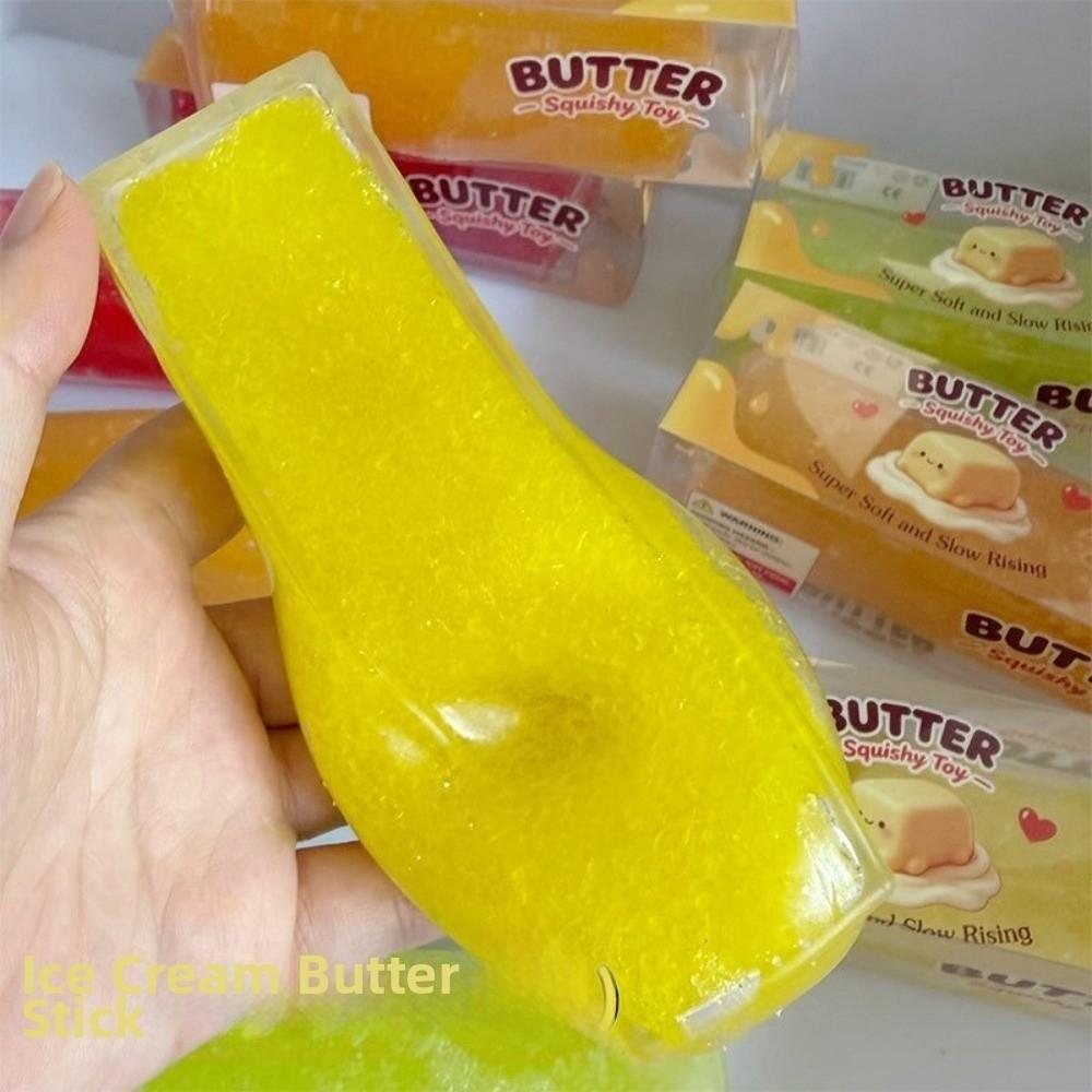 Angstlöser Butter-Stift Quetschspielzeug Slushy-Textur Sensorischer Stress-Stift Büro Schreibtischspielzeug