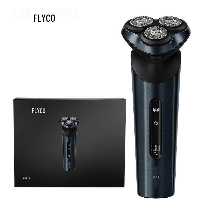 FLYCO Men s Electric Rotary Shaver FS928 CN plug (adapter included)