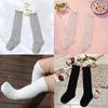 Schöne Spitze Kniehohe Socken für Mädchen Kinder Baumwolle Weich Lange Socke Warme Socken