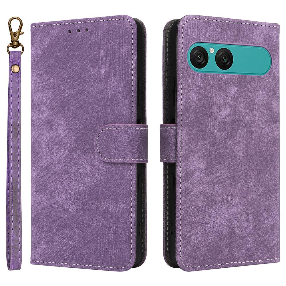 For Sony Xperia 10 VII Case Wallet RFID Blocking PU Leather Phone Cover Stand with Strap