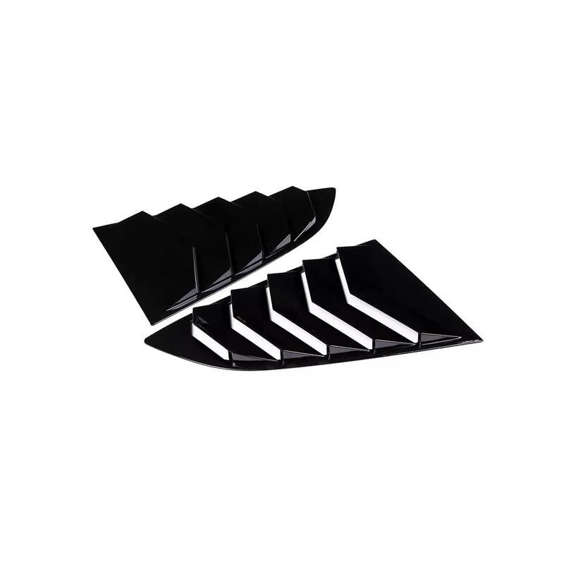 For Toyota GR86 Subaru BRZ -2025 Car Rear Louver Window Side Shutter Cover Trim Sticker Vent Scoop ABS Carbon Accessories