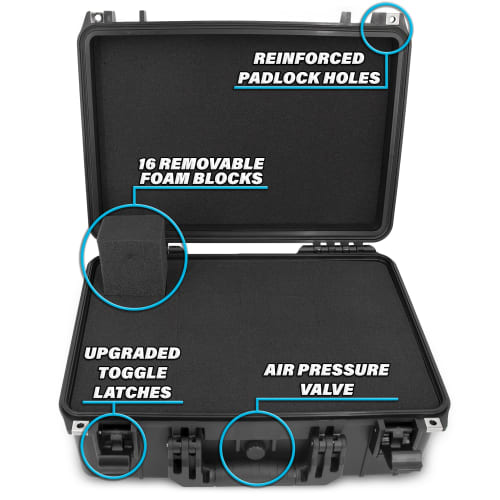 CASEMATIX Graded Card Case Pro Edition - Fits 120+ BGS/PSA Graded Sports Trading Cards, Waterproof Beveled Slab Trading Card Box, Precision-Cut Graded