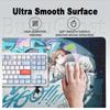 Office Laptop Keyboard Tabletop Mats Cute Girl Shiina Taki M-MyGO BanG Dream Mouse Pads Large Locking Edge Decoration Gaming Rug