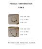 Titanium Steel Emerald Geometric Necklace Korean Ins Cold Wind Collarbone Chain Neck Chain Fashion Temperament Blade Chain Necklace Jewelry