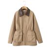 Women'S Lapel Loose Waist Tooling Trench Coat Women'S Medium And Long Function