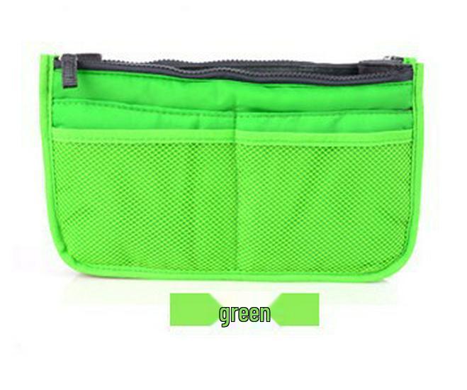 

Korean Double Zipper Bag-in-Bag Storage Organizer - Large Cosmetic Bag Large