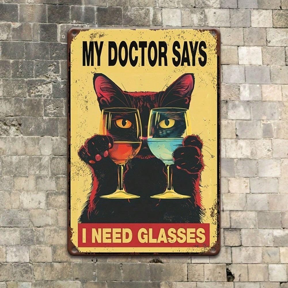 Tin Sign Art Metal Wall Decor 20x30cm Retro Vintage Painting