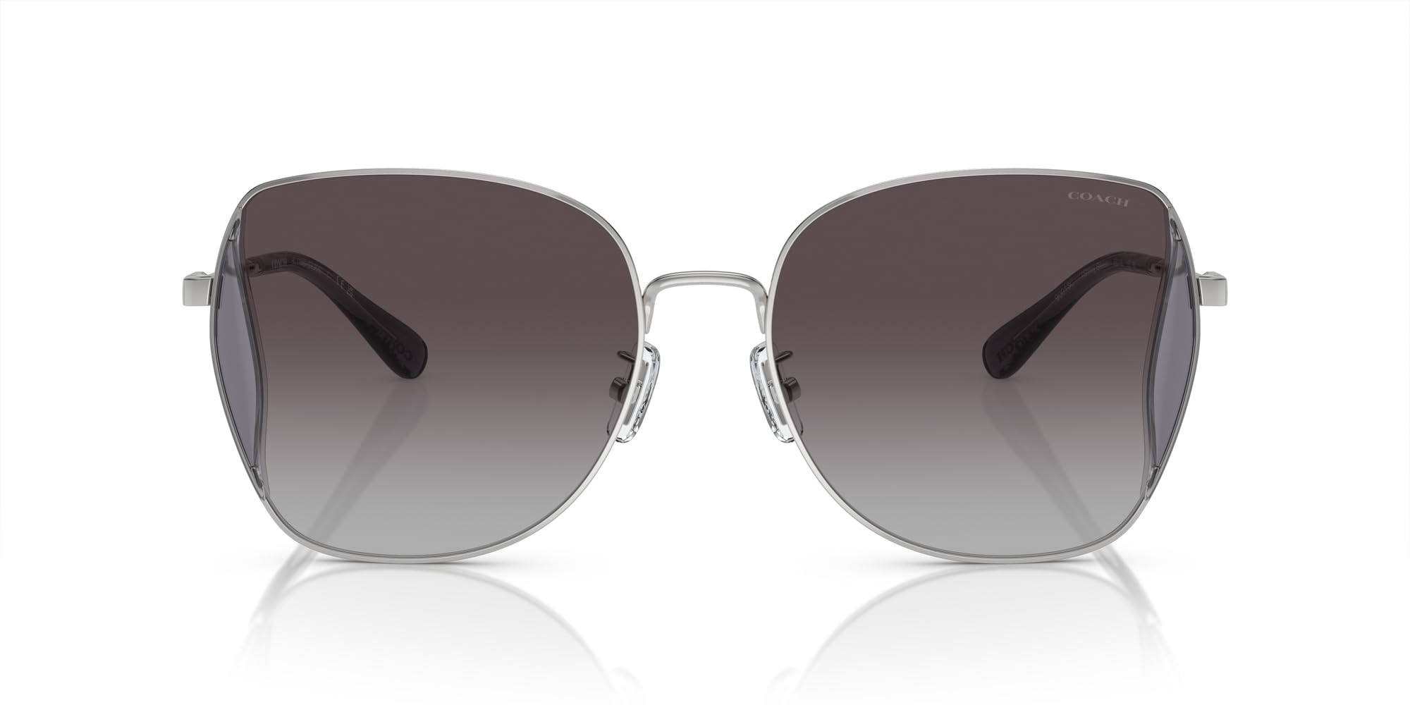 

Coach HC7158D CL906 SHINY SILVER 58 Sunglasses Women s